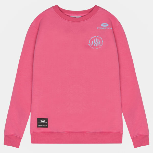 Soft Pink Two-Logo Sweater